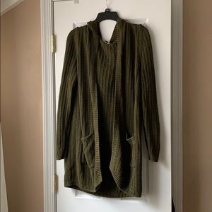 Oversized H&M Cardigan with Hood